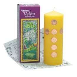 Velón Caja Ven Dinero/Riqueza